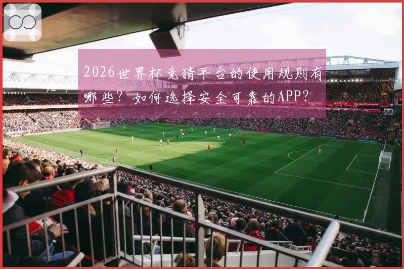 2026世界杯竞猜平台的使用规则有哪些？如何选择安全可靠的APP？
